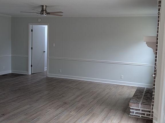 living room with fireplace