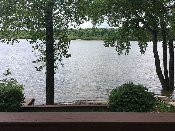 View from deck to Indiana