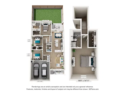 Floor plan The Serenity Cottage