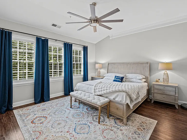 Upstairs - primary bedroom