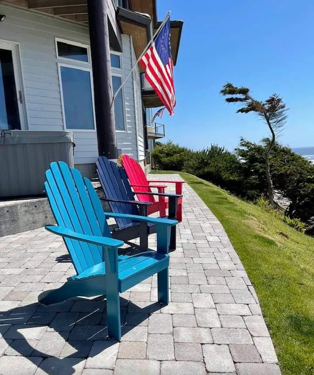 House and apartment have private stairs onto the sand. - 7611 NW Logan Rd #1