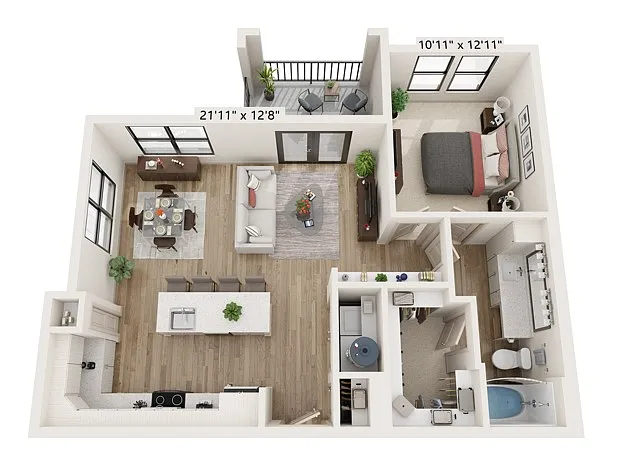 Floor plan Hendrix