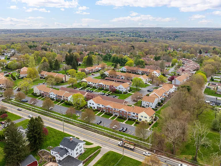 aerial view of private community