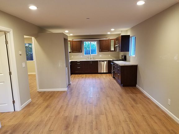 Front room and kitchen