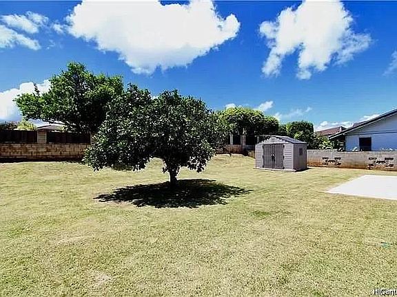 Large back yard