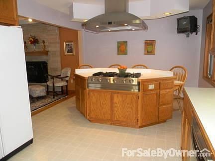 Professional gas stove and hood