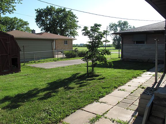 Back yard with RV Pad