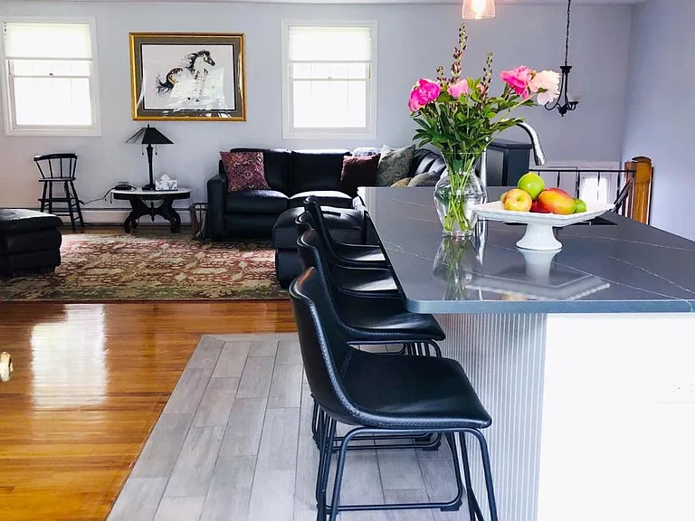 Kitchen Island & LivingRoom