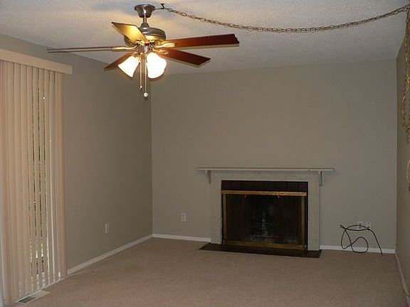 Family room with fireplace