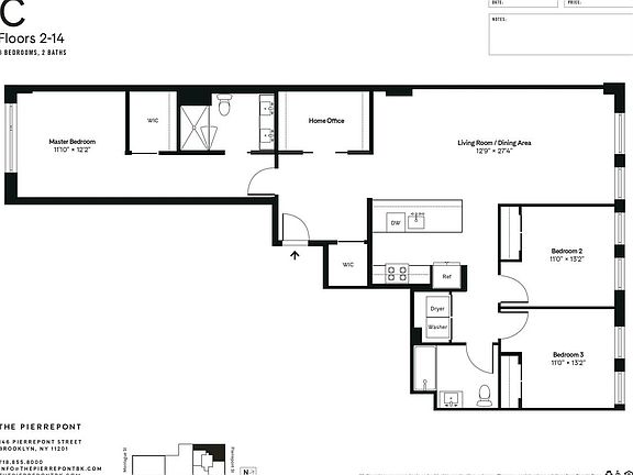 2nd image of 146 Pierrepont St #7C