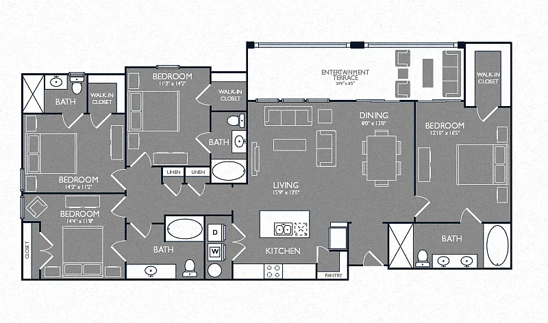 Floor plan D1