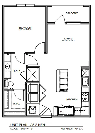 Floor plan A6B
