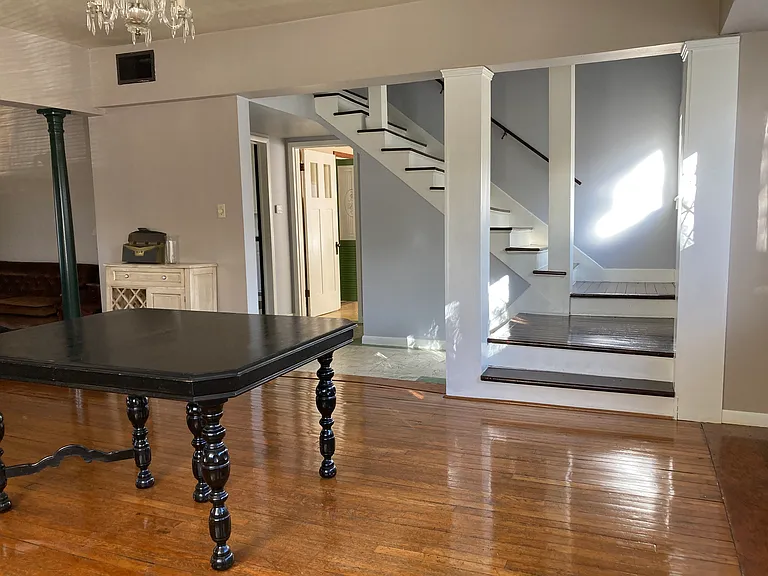 Dining room and stairs to second floor