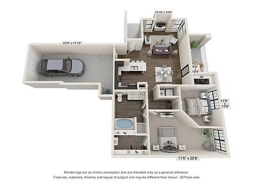 Floor plan Syrah Renovated