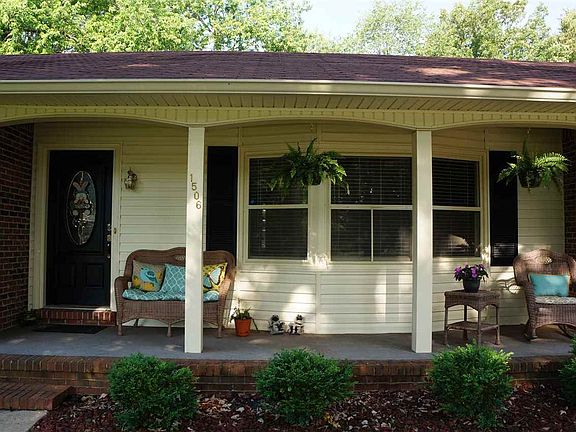 Shady front porch