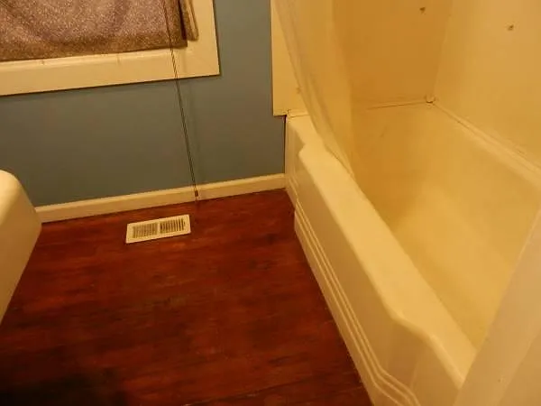 The first bathroom