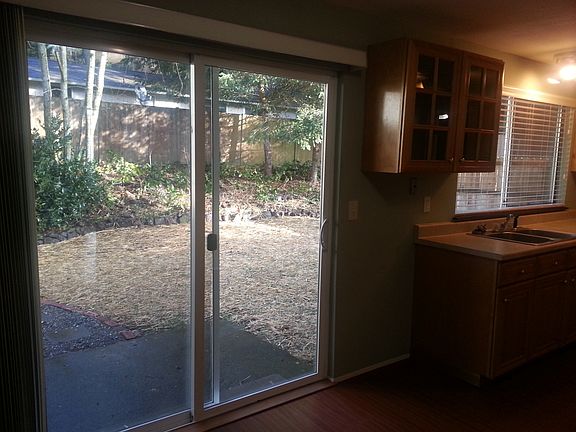 Slider to backyard