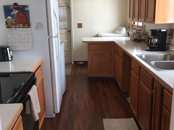 Kitchen, view from dining room.