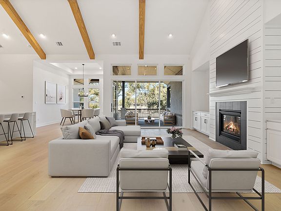 Tall ceilings in the informal open living