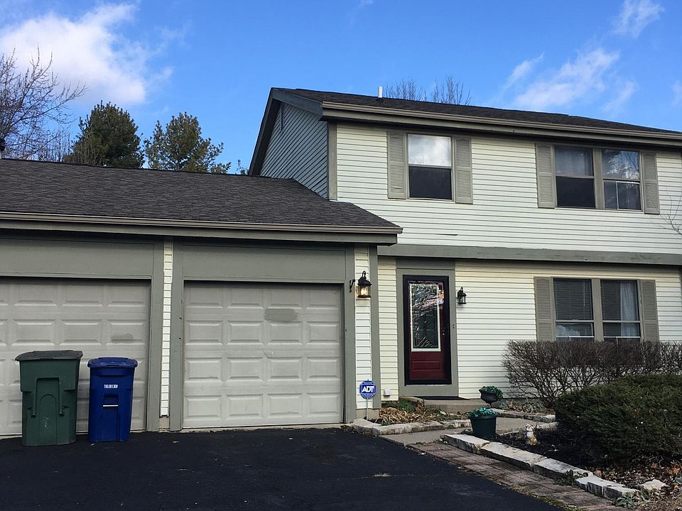Two story home with 2 car attached garage.