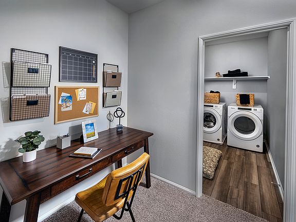 Residence 3 floorplan modeled at a nearby Meritage community.