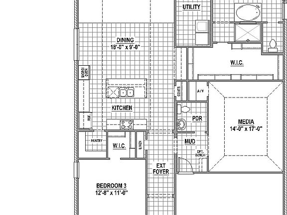 Plan 1578 1st Floor