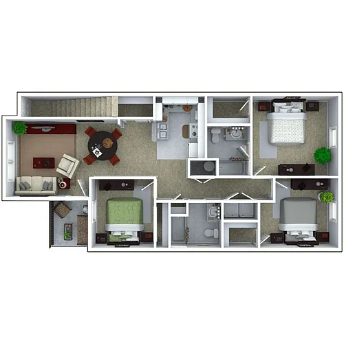 Floor plan 3 Bedroom