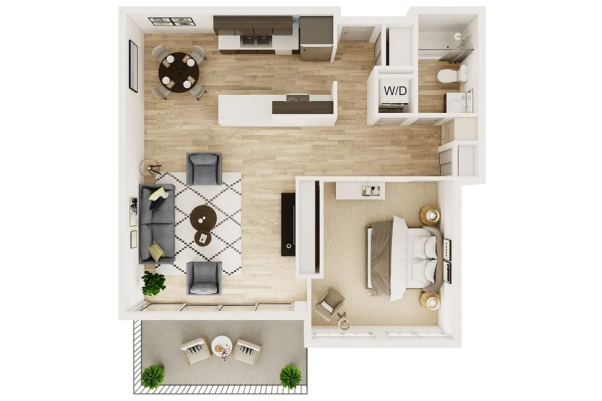 Floor plan 1X1