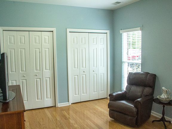 Bedroom with 3 closets