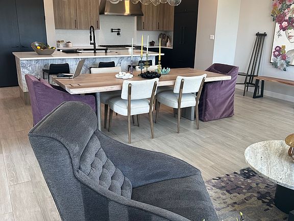 Studio model of kitchen finishes