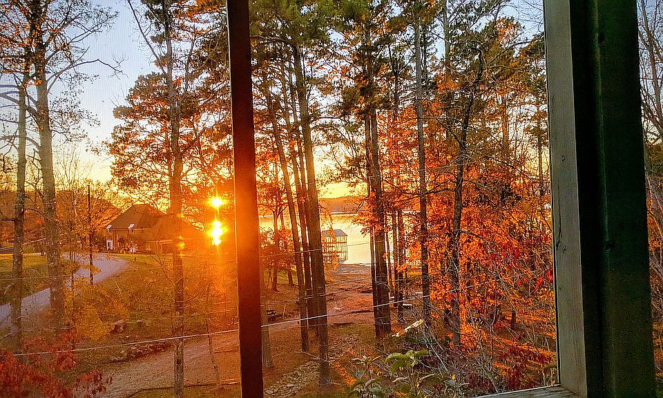 Lake view front porch