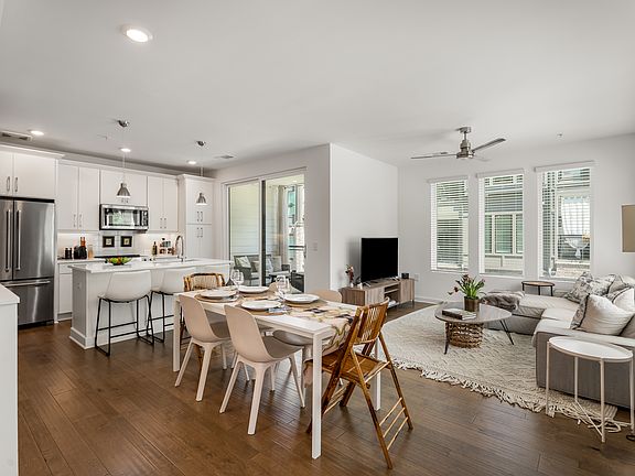 Livingroom and kitchen