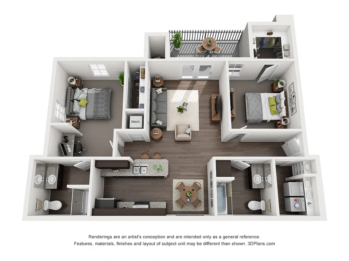 Floor plan The Pirogue Alt