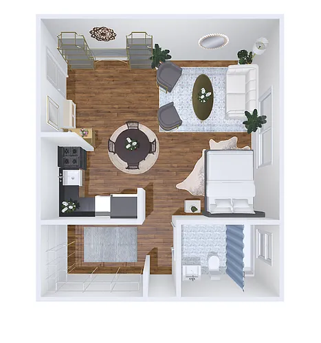 Floor plan studio 6