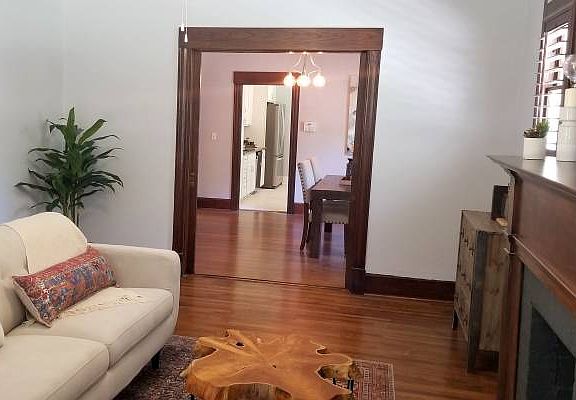 Living room to kitchen