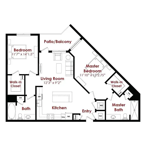 Floor plan B3