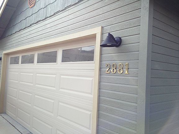 New insulated garage door