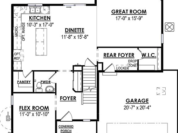 The First Floor of the Addison Plan