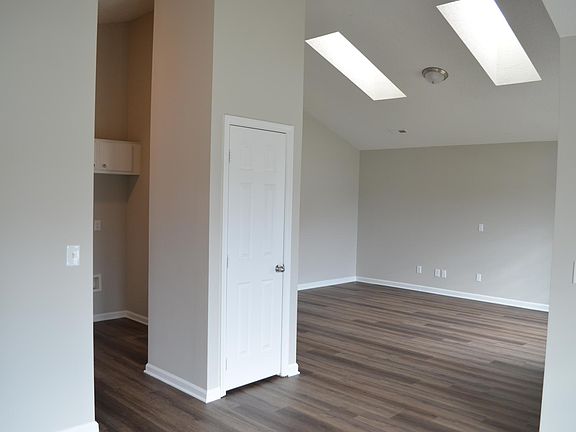 Great room with skylights.