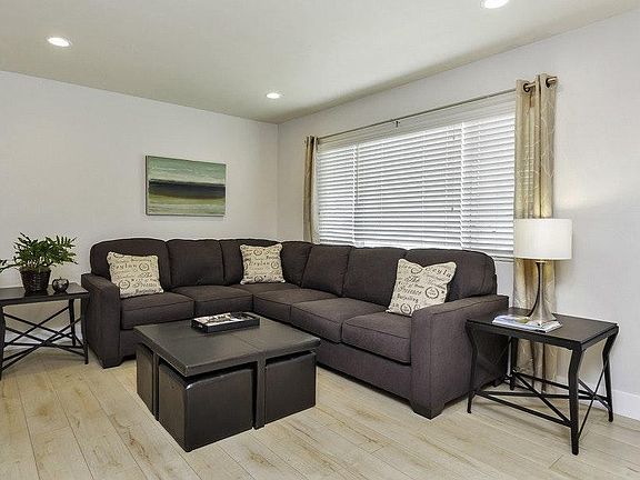 Bright custom designed living room