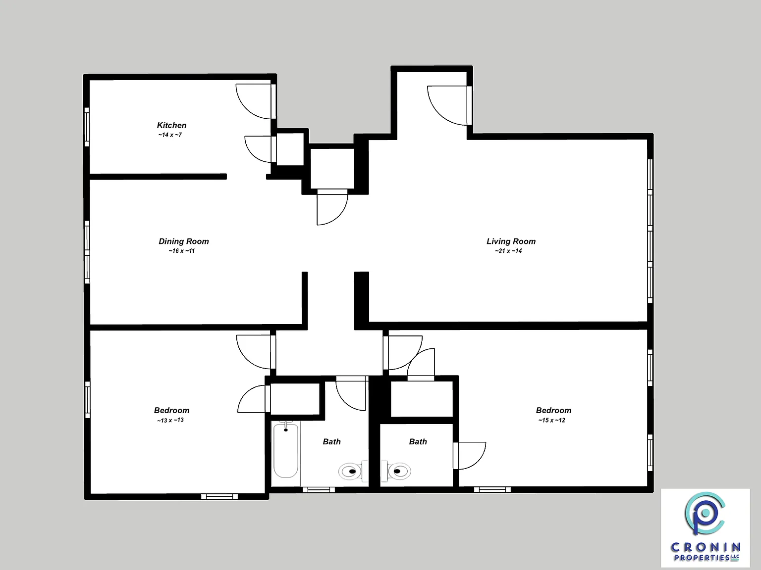 2 bed, 1.5 bath, $1,595 — Photo 2