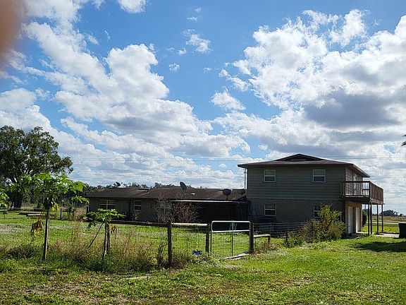 Fenced backyard