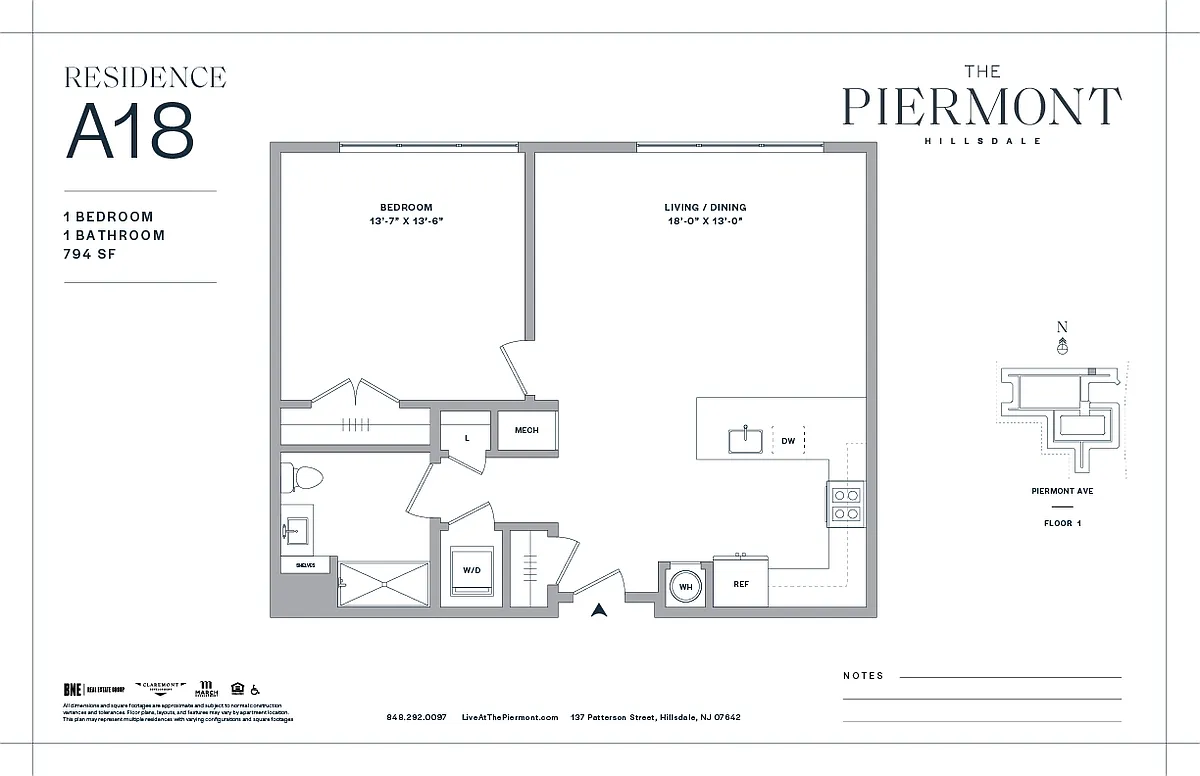 Floor plan A18
