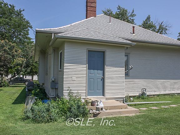 Rear and side view of home