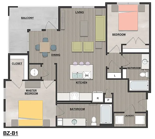 Floor plan Cabada