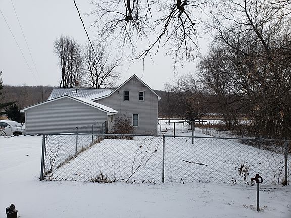 View from west, fenced in yard