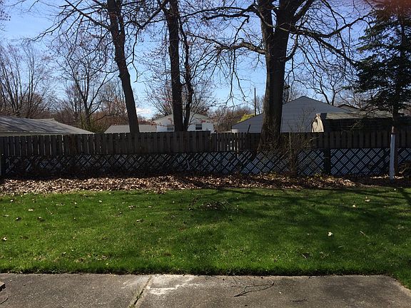 Large fenced yard