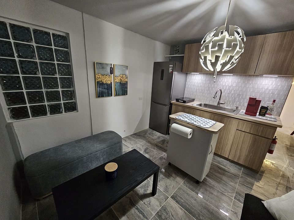 Living room and Kitchen