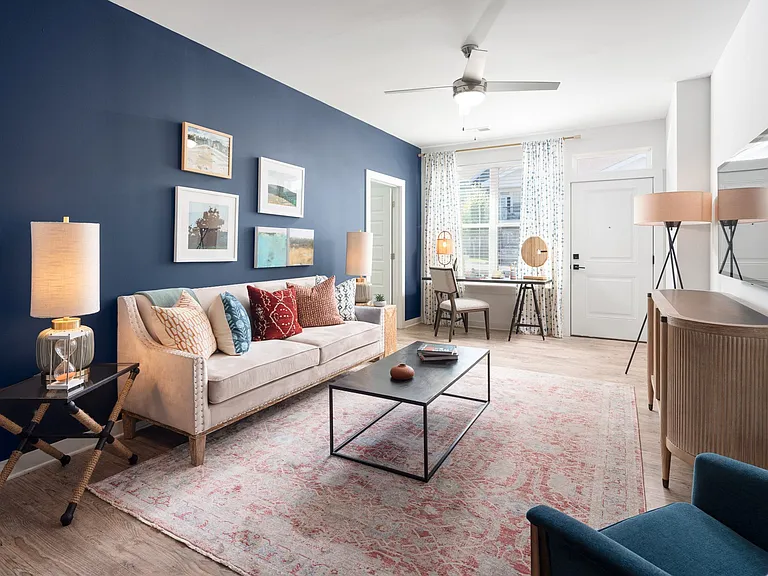 Hickory Model Living Room