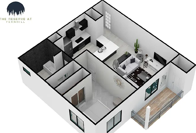 One Bedroom Floor Plan One Bedroom Floor Plan